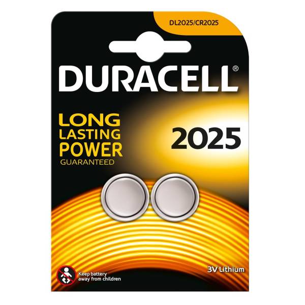 Duracell CR2025 Knapcelle Batteri 3H - Sølv