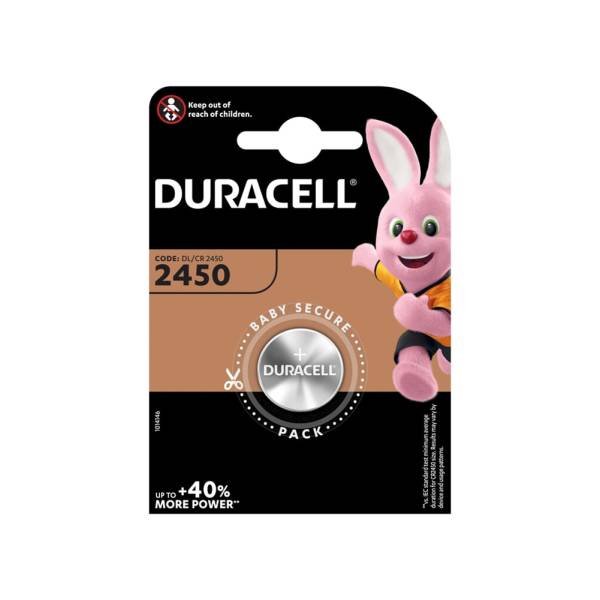 Duracell 电池 CR-2450 3速