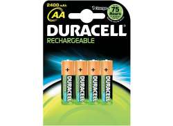 Duracell HR03/AAA Batteries Rechargeable 900 mAh - Black (4)