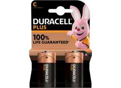 Duracell Plus C LR14 Baterias 1.5S - Preto (2)
