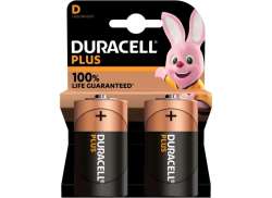 Duracell Plus D LR20 Batterier 1.5H - Sort (2)