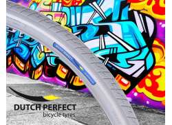Dutch Perfect Buitenband 28x1.40\" Reflectie - Grijs