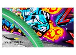Dutch Perfect Buitenband 28x2.00\" Reflectie - Groen