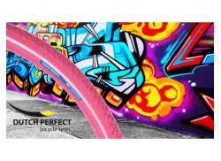 Dutch Perfect Buitenband 28x2.00\" Reflectie - Roze