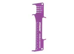 Dynamic Double Checker Brake Disc/Chain/Hook - Purple