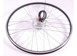 E-모션 Bafang E-자전거 전면 바퀴 28&quot; 36V 800mm - 블랙