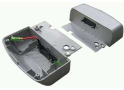 E-Motion Estación Aparcamiento Cubierta para. Cazoleta Portabicicletas 36V B-Serie Plata