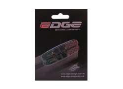 Edge 브레이크 패드 세트 Tricolor For. V-브레이크 - 블랙