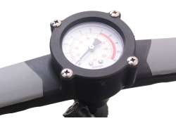 Edge Blizzard 15B Fahrradpumpe 11 Bar - Schwarz