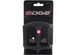 Edge BMX Pedaler Bred Plast - Svart