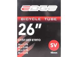 Edge Chambre &Agrave; Air 26&quot; 47/57mm 559 Valve Presta 48mm - Noir