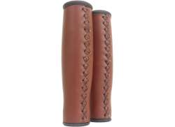 Edge City Impugnature 135mm Pelle - Marrone (2)