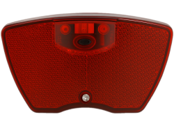 Edge City Rear Light Battery 80mm LED - Red