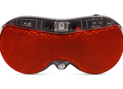 Edge City Safe Farol Traseiro Bateria 80mm - Vermelho