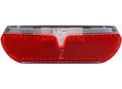 Edge City Slimline Farol Traseiro E-Bike 80mm - Vermelho