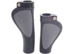 Edge Ergo City Plus Grips 136/95mm - Black/Gray