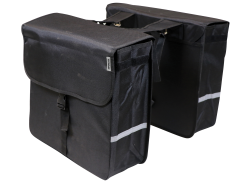 Edge Luksus Shopper Dobbel Sykkelveske 40L - Svart