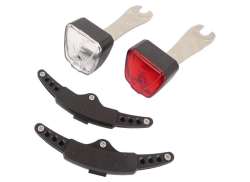 Edge Magnetic Zestaw Oswietlenia Prz&oacute;d/Tyl Baterie - Czerwony/Bialy