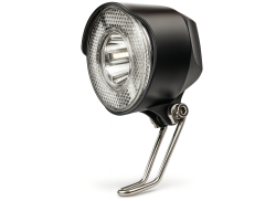 Edge Urban Lille Forlygte Dynamo 20 Lux - Sort