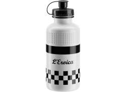 Elite Eroica Vintage Vattenflaska 500cc - Vit/Svart
