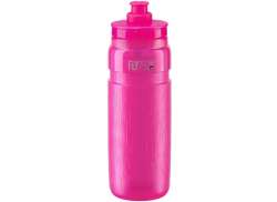 Elite Fly Tex Logo Trinkflasche 750ml - Transparent Rosa