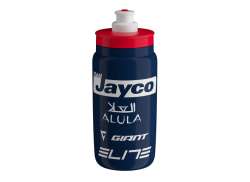 Elite Fly ウォーターボトル Team 2024 Jayco Alula Giant ブルー - 550ml