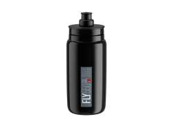 Elite Fly Water Bottle Black/Gray - 550cc