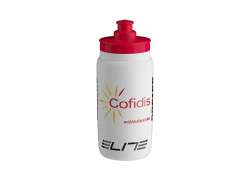 Elite Fly Water Bottle Team 2024 Cofidis White/Red - 550cc