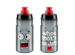 Elite Jet Print Bidon 350ml - Transparant Smoke