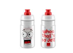 Elite Jet Print Water Bottle 350ml - Transparent