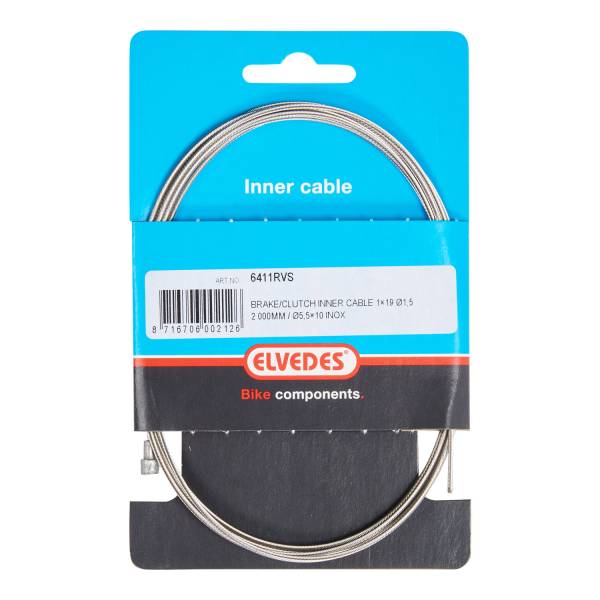 Elvedes 6411 Brake Cable 2 Meter Inox