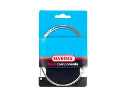 Elvedes 6412RVS-Гладкий Тормоз Внутренний Трос Ø1.5mm 2250mm Нержавеющая Сталь - Серебро
