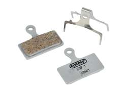 Elvedes 6891T Disc Brake Pad Sets Organic - Silver (10)