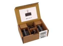 Elvedes 6891T Pastiglia Freno A Disco Sets Organic - Argento (10)