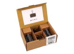 Elvedes 6907T Disc Brake Pad Sets Organic - Silver (10)