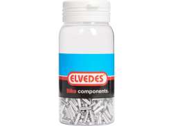 Elvedes Anti-Fray Nipple Aluminum 2.3mm - 500 Pieces