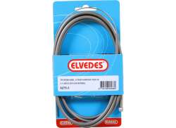 Elvedes Brake Cable Set Rear Nexus Inox - Silver