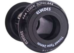 Elvedes Bundbeslag Adapter TwistFit BB30 -> 24mm - Sort