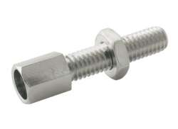 Elvedes Cable Adjuster Bolt M6 Aluminum - Silver (1)