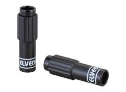 Elvedes Cable Adjuster Universal Aluminum - Black (1)