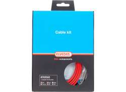 Elvedes Cable De Cambio Kit ATB/Race Universal - Rojo