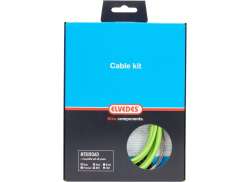 Elvedes Cable De Cambio Kit ATB/Race Universal - Verde