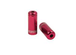 Elvedes Cable Ferrule &Oslash;5mm Aluminum - Red (10)