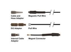Elvedes Cable Guía Interno - Negro