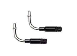 Elvedes Cable Noodle 90&#176; Short V-Brake Inox - Black/Silver (