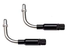 Elvedes Cable Noodle 90° Short V-Brake Inox - Black/Silver (