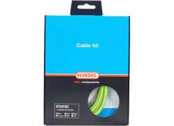 Elvedes Cablu De Fr&acirc;nă Set ATB/Race Universal - Verde