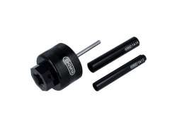 Elvedes Centra-Cerradura Cazoleta Ajustable - Negro