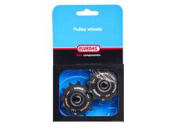 Elvedes CP2017101 Pulley Hjul 2x12 Tand - Sort