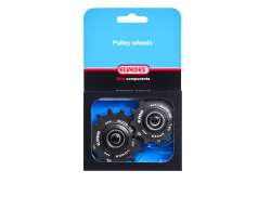 Elvedes CP2017102 Pulley Hjul 1x12 + 1x14 Tand Sort